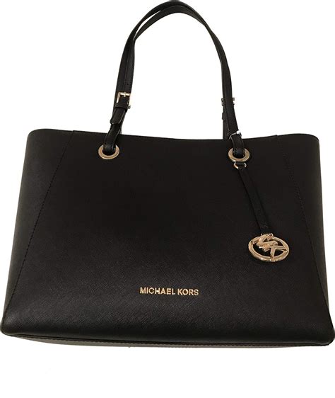 michael michael kors walsh leather tote|michael kors medium tote bags.